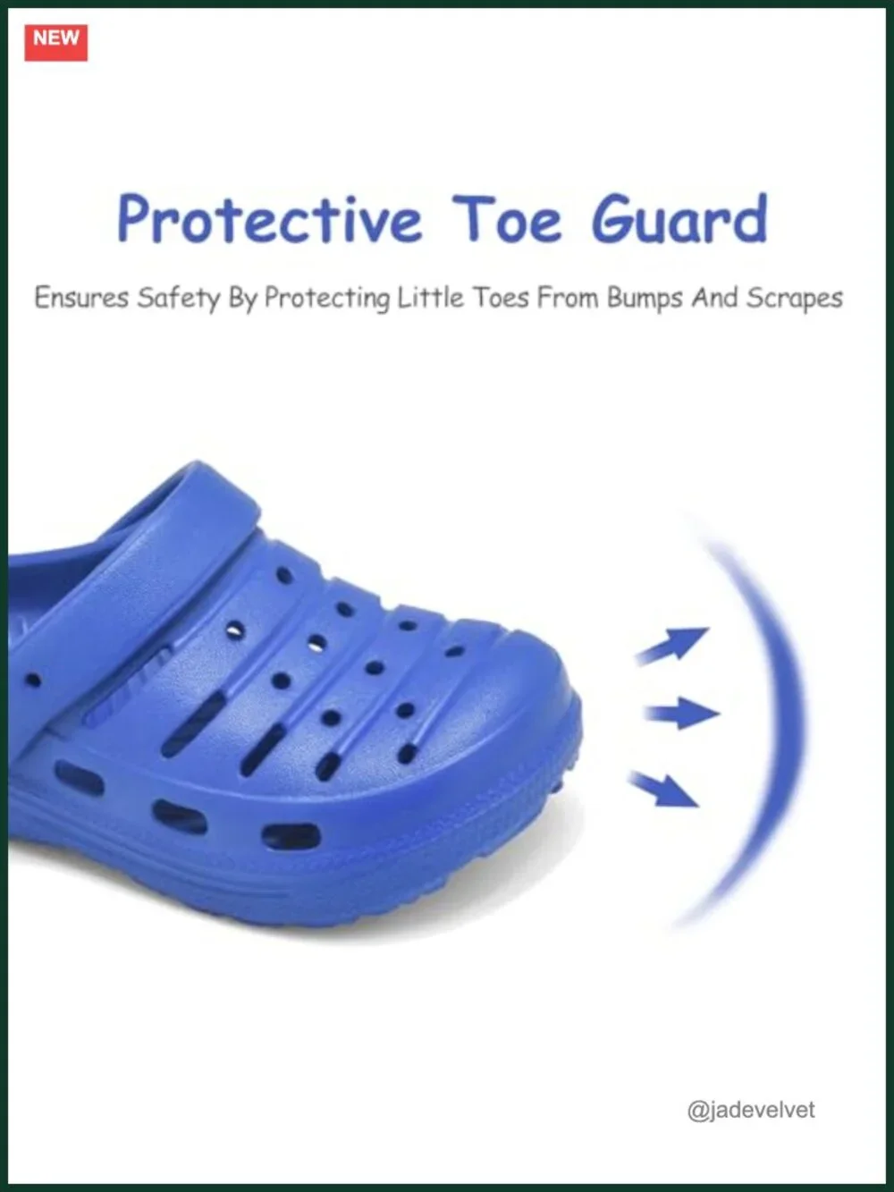 Toddler Water Shoes Clogs Slip-On Slides for Beach Pool